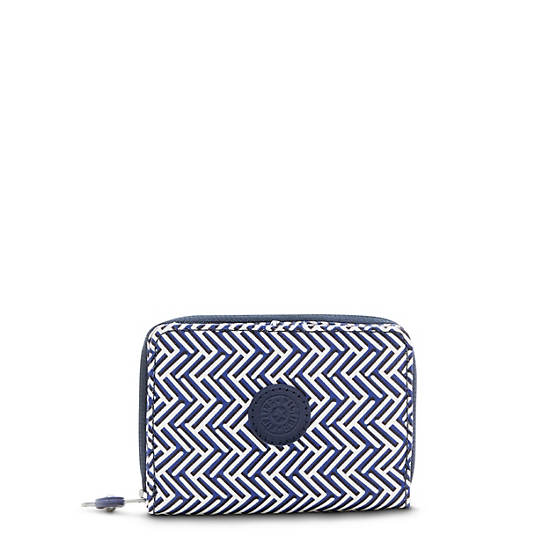 Portefeuilles Kipling Money Love Classiche Printed Small Wallet Bleu Marine |UVXG-43589485