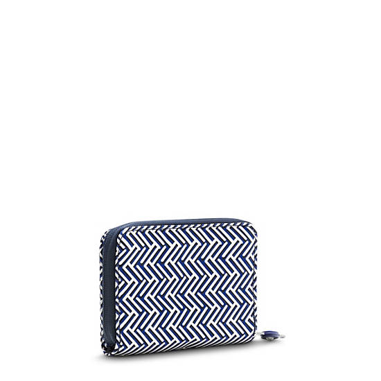 Portefeuilles Kipling Money Love Classiche Printed Small Wallet Bleu Marine |UVXG-43589485