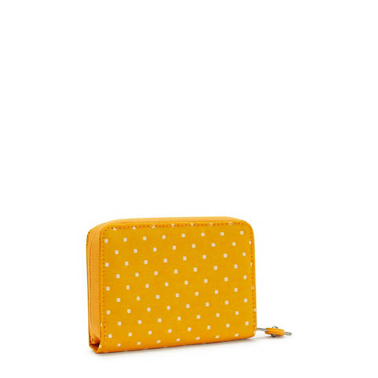 Portefeuilles Kipling Money Love Classiche Printed Small Wallet Jaune |OYNG-96101158