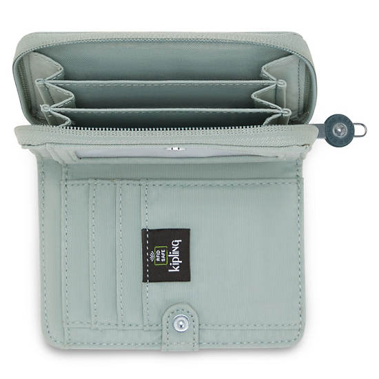 Portefeuilles Kipling Money Love Classiche Small Wallet Vert Olive |AHKA-26695798