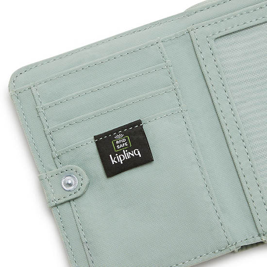 Portefeuilles Kipling Money Love Classiche Small Wallet Vert Olive |AHKA-26695798