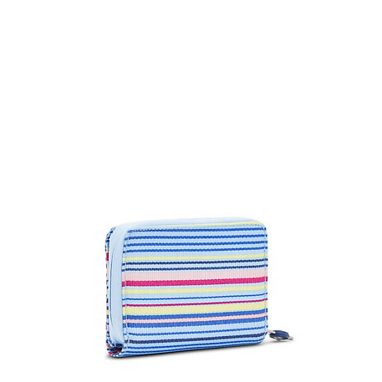 Portefeuilles Kipling Money Love Printed Small Wallet Bleu |YZNY-43582467