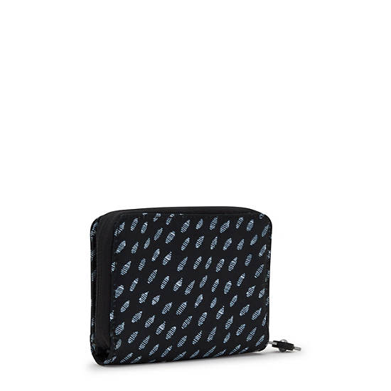 Portefeuilles Kipling Money Love Printed Small Wallet Noir |YPUW-96895174