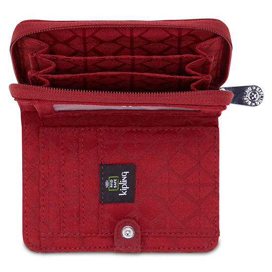 Portefeuilles Kipling Money Love Small Wallet Rouge |KDCO-19541640