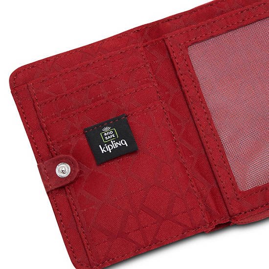 Portefeuilles Kipling Money Love Small Wallet Rouge |KDCO-19541640