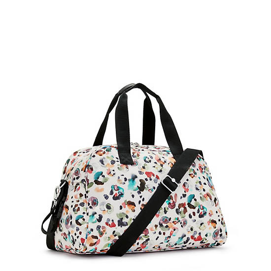 Sacs Kipling Camama Printed Diaper Bag Blanche |NAZJ-28707054